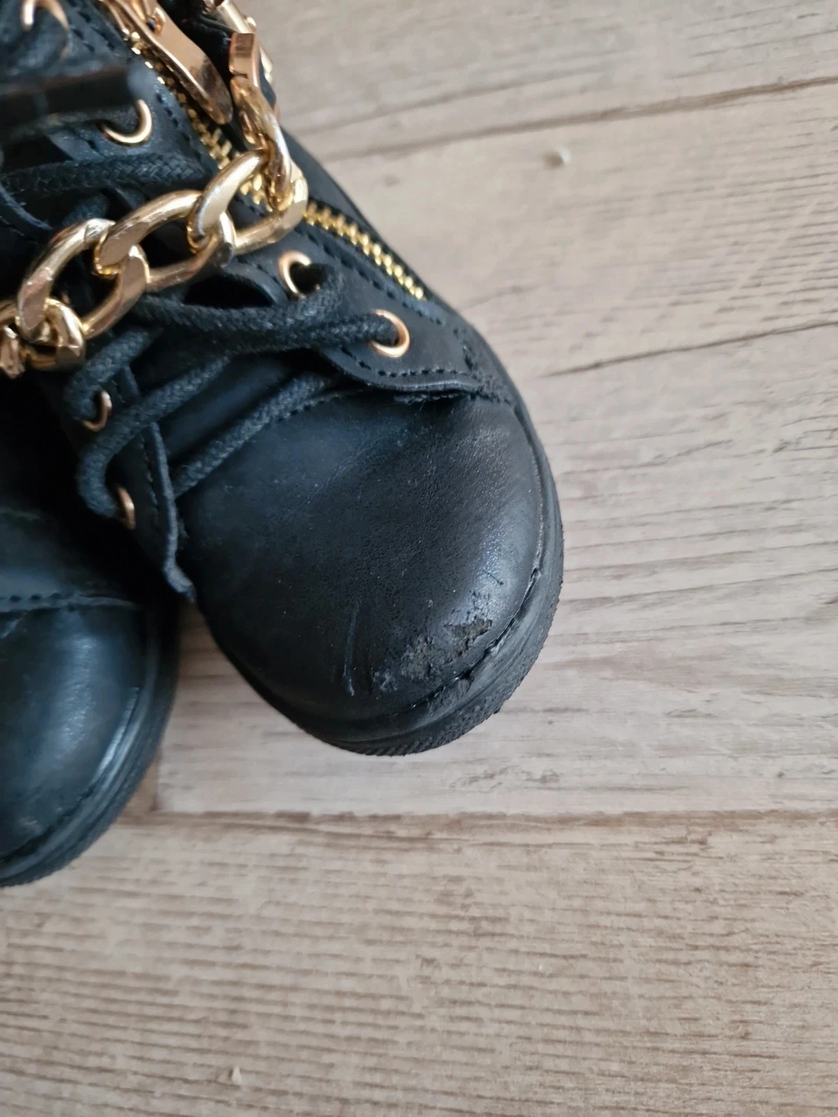 Petite bottines ceintures dorée – photo 9